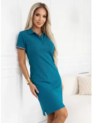 Ženska obleka z ovratnikom MALFINI PREMIUM DRESS UP 271 KEROZIN