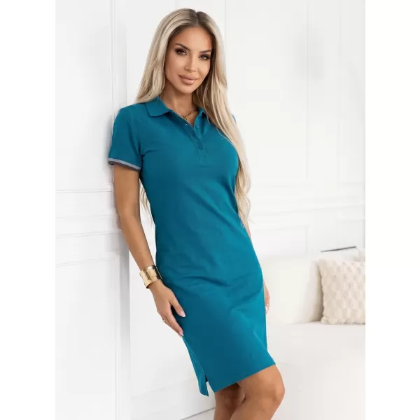  Ženska obleka z ovratnikom MALFINI PREMIUM DRESS UP 271 KEROZIN 
