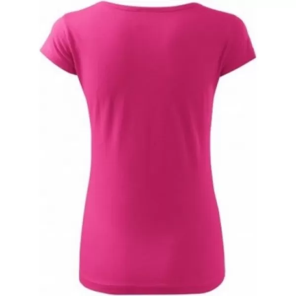  Ženska majica s kratkimi rokavi MALFINI PURE 122 MAGENTA 