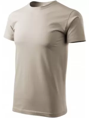 Moška majica s kratkimi rokavi MALFINI HEAVY NEW 137 LEDENO SIVA