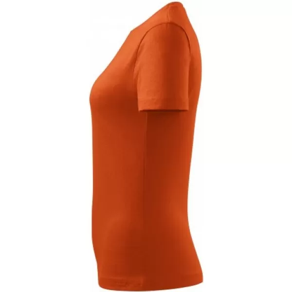  Ženska majica s kratkimi rokavi MALFINI CLASSIC NEW 133 ORANŽNA 