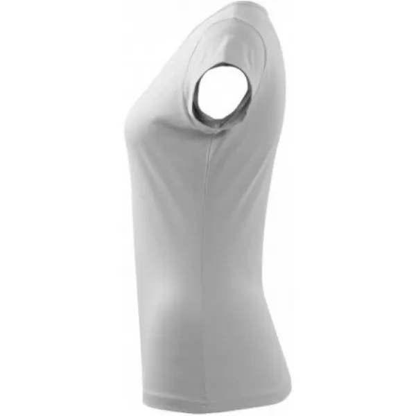  Ženska majica s kratkimi rokavi MALFINI PURE 122 BELA 