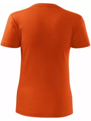 Ženska majica s kratkimi rokavi MALFINI CLASSIC NEW 133 ORANŽNA