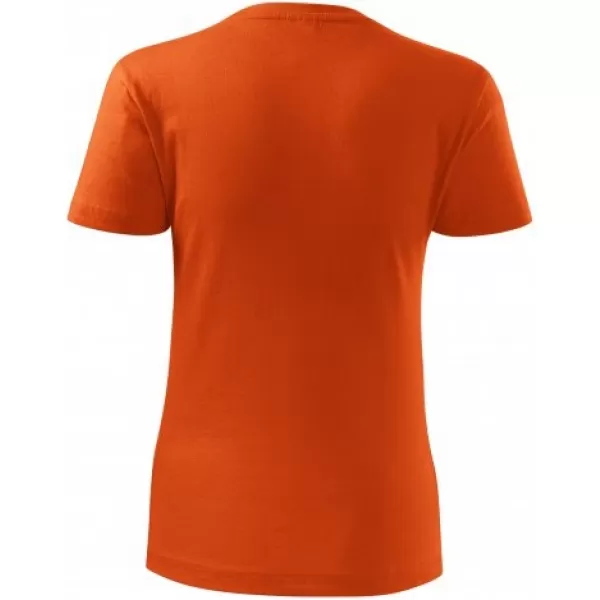  Ženska majica s kratkimi rokavi MALFINI CLASSIC NEW 133 ORANŽNA 