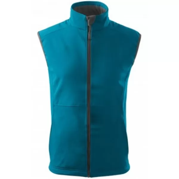  Moški softshell telovnik MALFINI VISION 517 TEMNO TURKIZNA 