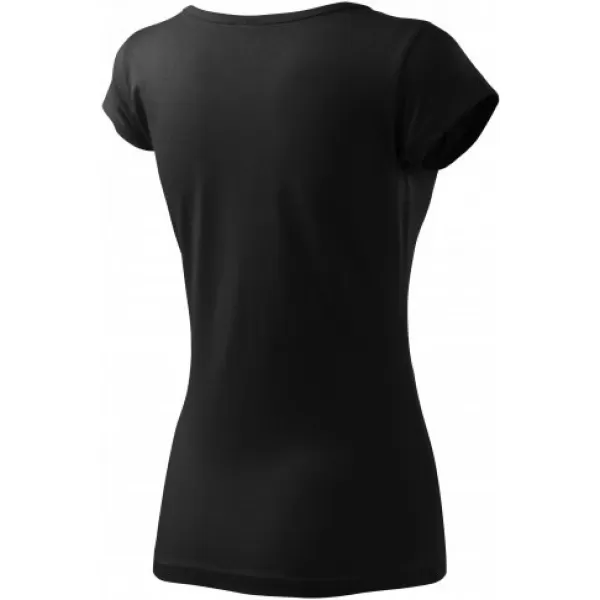  Ženska majica s kratkimi rokavi MALFINI PURE 122 ČRNA 