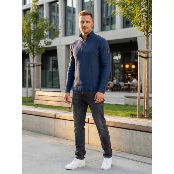  Moški pulover ALTISPORT BASEK MPLS094 TEMNO MODRA 