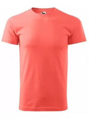 Moška majica s kratkimi rokavi MALFINI BASIC 129 KORAL