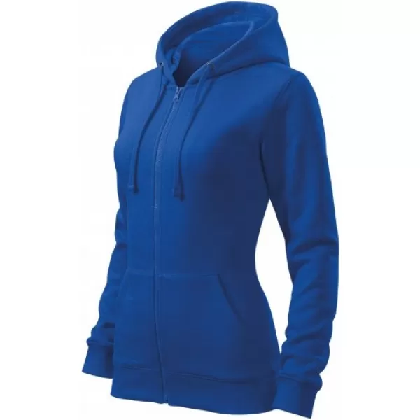  Ženski pulover MALFINI TRENDY ZIPPER 411 KRALJEVSKO MODRA 