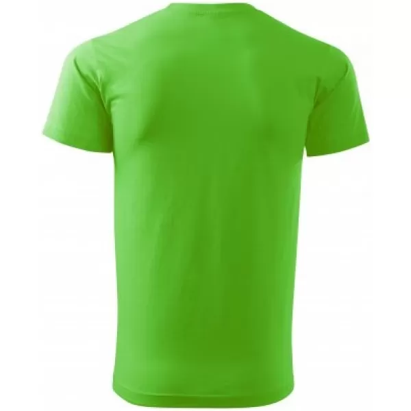  Moška majica s kratkimi rokavi MALFINI BASIC 129 JABOLČNO ZELENA 