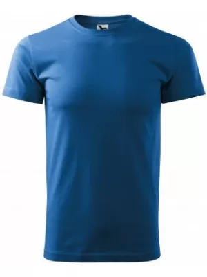 Moška majica s kratkimi rokavi MALFINI BASIC 129 AZURNO MODRA
