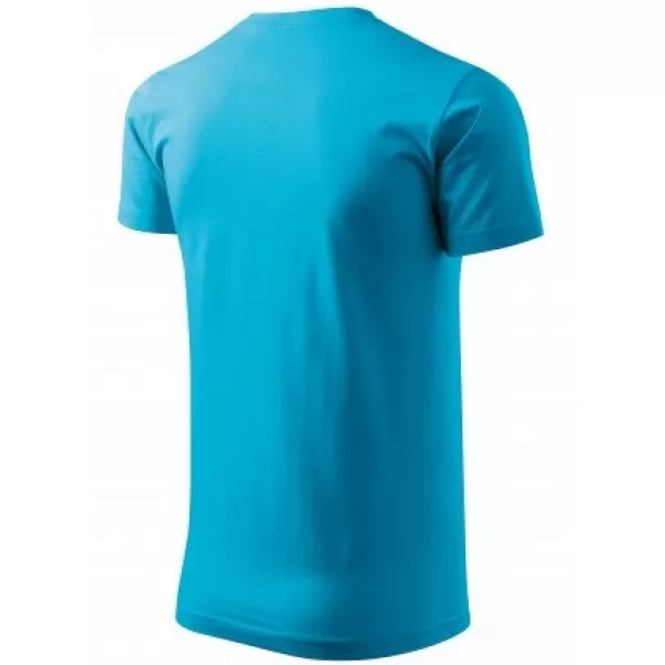  Moška majica s kratkimi rokavi MALFINI BASIC 129 TURKIZNA 