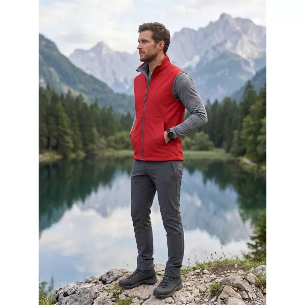  Moški softshell telovnik MALFINI VISION 517 RDEČA 
