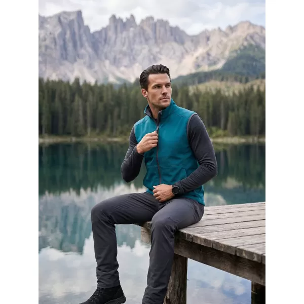  Moški softshell telovnik MALFINI VISION 517 TEMNO TURKIZNA 