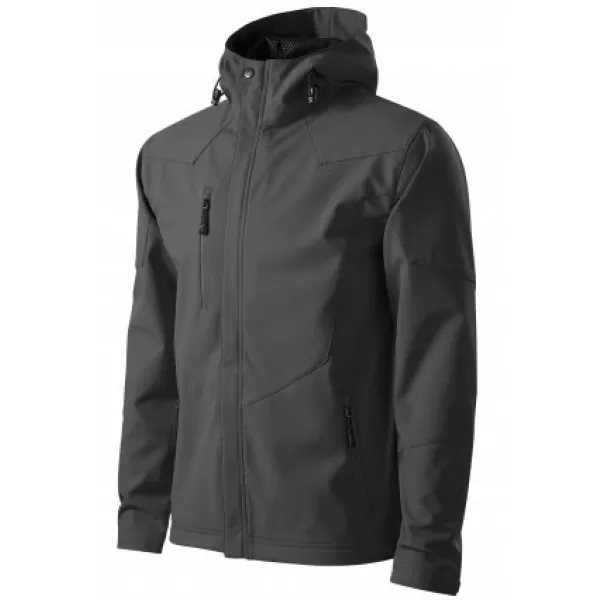  Moška softshell jakna MALFINI NANO 531 JEKLENO SIVA 