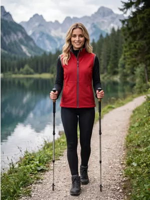 Ženski softshell telovnik MALFINI VISION 516 RDEČA