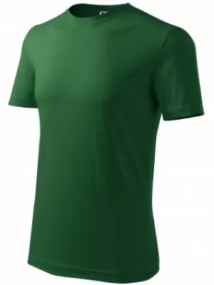 Moška majica s kratkimi rokavi MALFINI CLASSIC NEW 132 STEKLENICA ZELENA