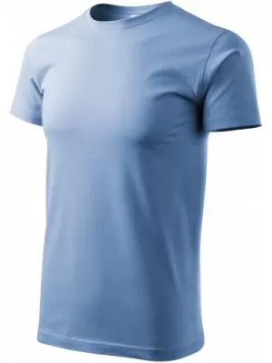 Moška majica s kratkimi rokavi MALFINI HEAVY NEW 137 NEBESNO MODRA