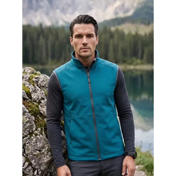  Moški softshell telovnik MALFINI VISION 517 TEMNO TURKIZNA 