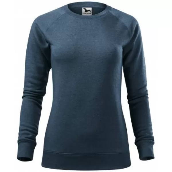 Ženski pulover MALFINI MERGER 416 TEMNI DENIM POUDARKI 