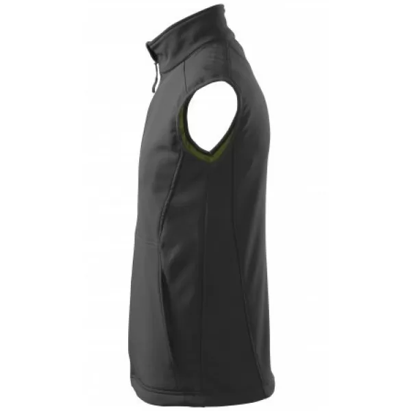  Moški softshell telovnik MALFINI VISION 517 JEKLENO SIVA 