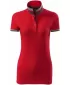 Ženska majica s kratkimi rokavi z ovratnikom MALFINI PREMIUM COLLAR UP 257 RDEČA FORMULA