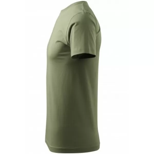  Moška majica s kratkimi rokavi MALFINI BASIC 129 KAKI 