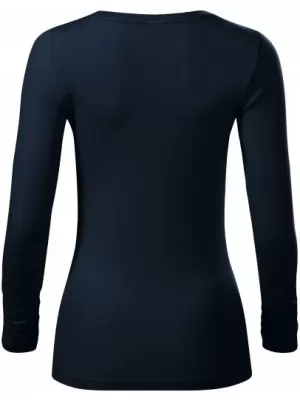 Ženska majica z dolgimi rokavi MALFINI PREMIUM BRAVE 156 MORNARSKO MODRA