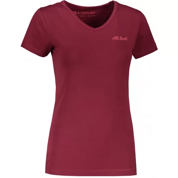  Ženska majica s kratkimi rokavi ALTISPORT LUKENA LTSS701 BORDO 