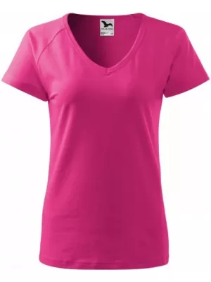 Ženska majica s kratkimi rokavi MALFINI DREAM 128 MAGENTA