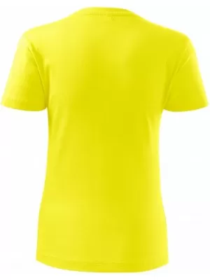 Ženska majica s kratkimi rokavi MALFINI CLASSIC NEW 133 LIMONA