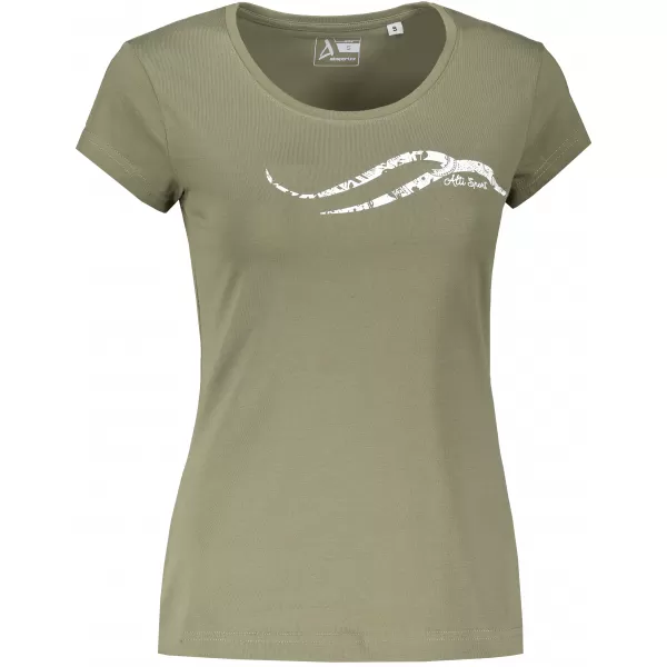  Dámské triko ALTISPORT CARRYOVER ALW001F61 KHAKI 