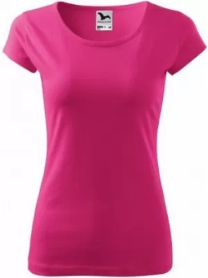 Ženska majica s kratkimi rokavi MALFINI PURE 122 MAGENTA