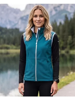 Ženski softshell telovnik MALFINI VISION 516 TEMNO TURKIZNA