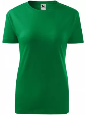 Ženska majica s kratkimi rokavi MALFINI CLASSIC NEW 133 SREDNJE ZELENA