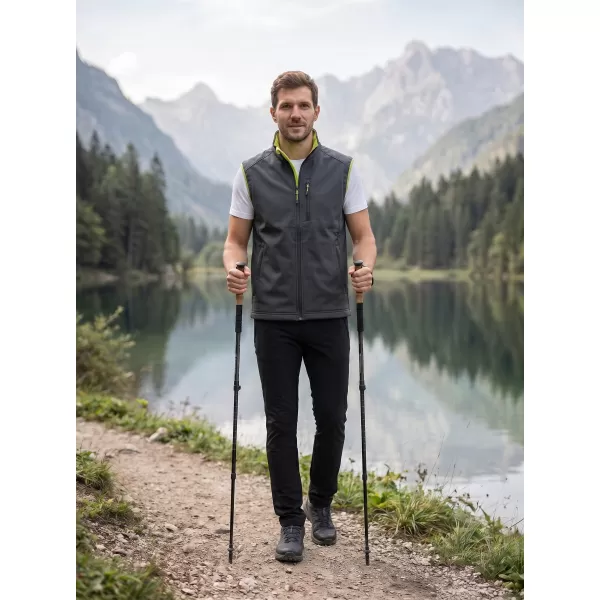  Moški softshell telovnik MALFINI VISION 517 JEKLENO SIVA 