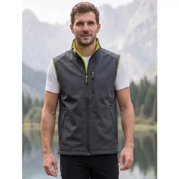 Moški softshell telovnik MALFINI VISION 517 JEKLENO SIVA 