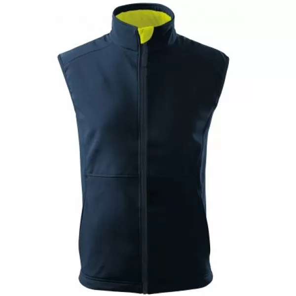  Moški softshell telovnik MALFINI VISION 517 MORNARSKO MODRA 