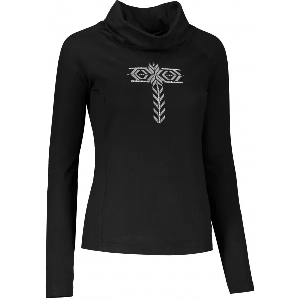  Ženska majica s kratkimi rokavi TORSTAI CHILLIWAK ČRNA 