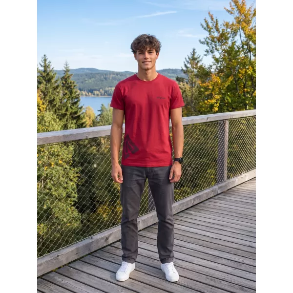  Moška majica s kratkimi rokavi ALTISPORT ALM013129 MARLBORO RDEČE 