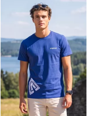 Moška majica s kratkimi rokavi ALTISPORT ALM013129 KRALJEVSKO MODRA