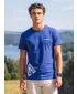 Moška majica s kratkimi rokavi ALTISPORT ALM013129 KRALJEVSKO MODRA