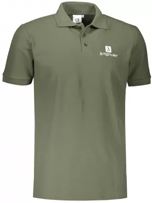 Moška majica s kratkimi rokavi z ovratnikom ALTISPORT ALM008203 KAKI