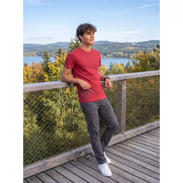  Moška majica s kratkimi rokavi ALTISPORT ALM013129 MARLBORO RDEČE 