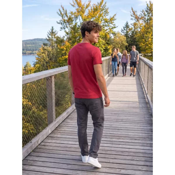  Moška majica s kratkimi rokavi ALTISPORT ALM013129 MARLBORO RDEČE 