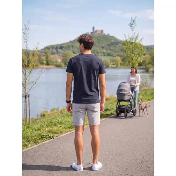  Moška majica s kratkimi rokavi ALTISPORT ALM013129 MORNARSKO MODRA 