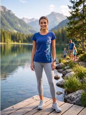 Dámské triko ALTISPORT CARRYOVER ALW029122 KRÁLOVSKÁ MODRÁ
