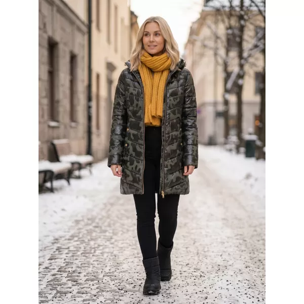  Plašč SAM 73 ALISHA WB 806 TEMNO ZELENA 