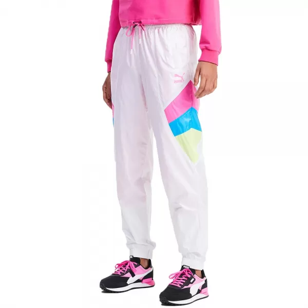  Ženske hlače PUMA TFS TRACK PANT WOVEN BELA 