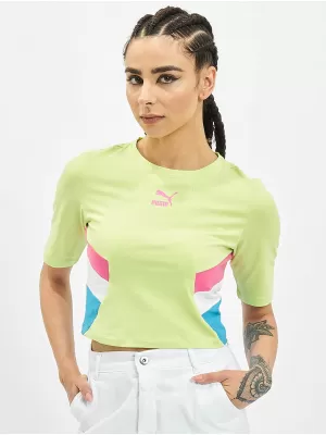 Ženski top PUMA TFS RETRO CROP TOP OSTRO ZELENA